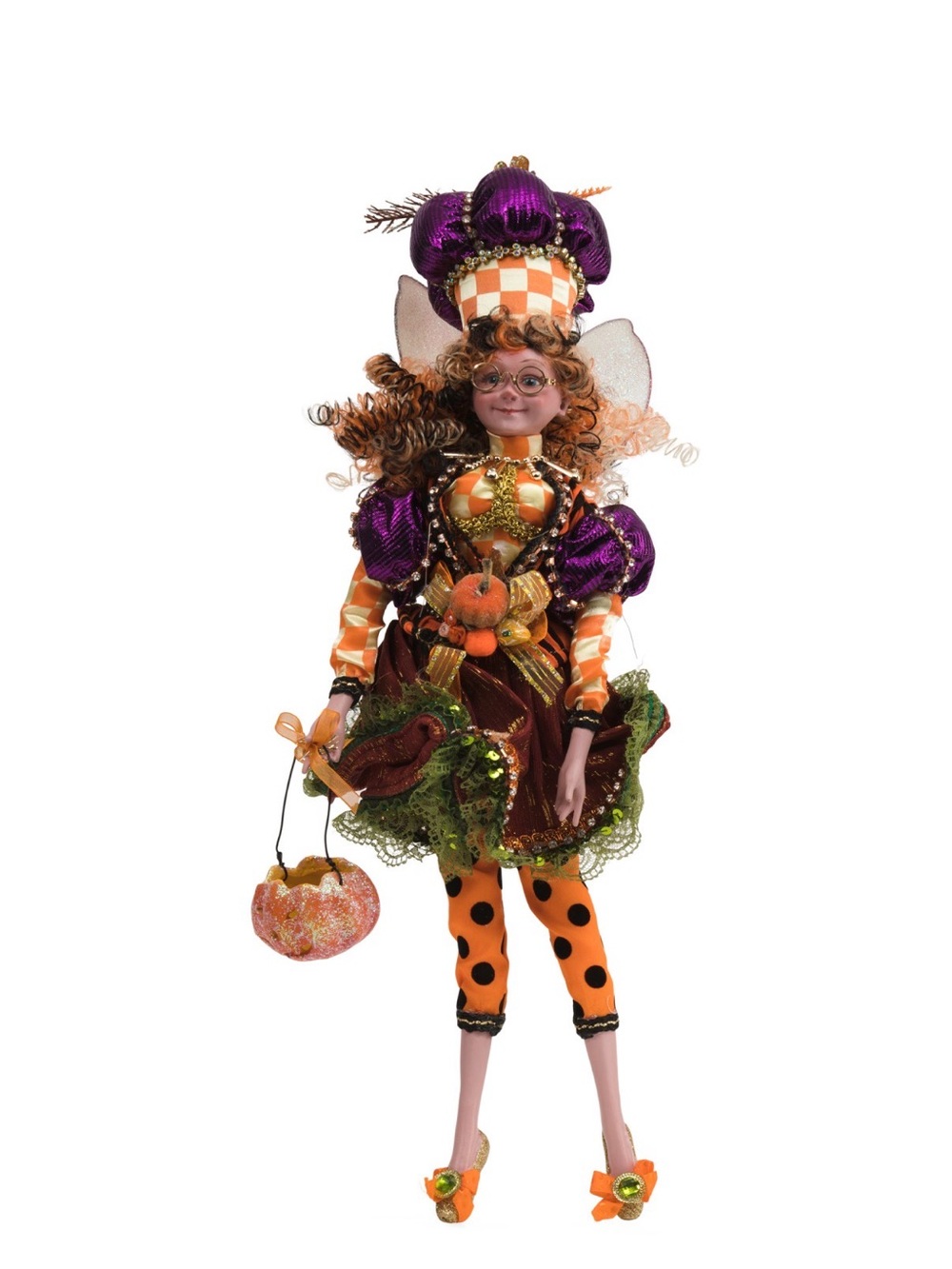 MARK ROBERTS 20.5 Inches Pumpkin Princess Fairy